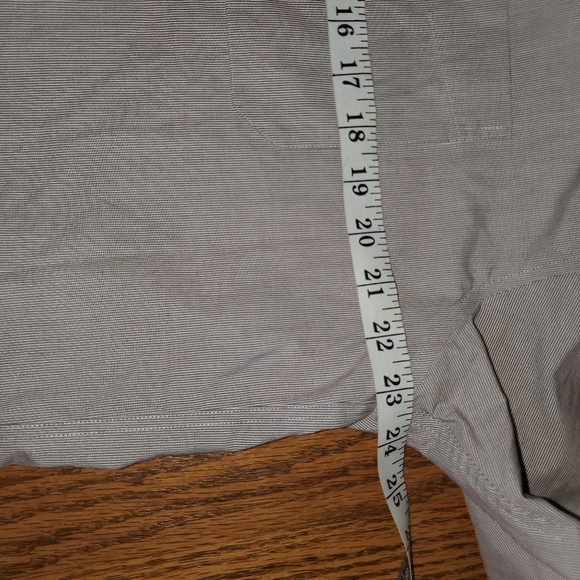Perry Ellis Portfolio light purple large striped long sleeve button down. - Picture 6 of 10
